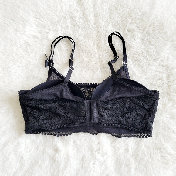 💫AERIE REAL POWER WIRELESS PUSH UP JOY LACE BRA SIZE 34D - Picture 5 of 7